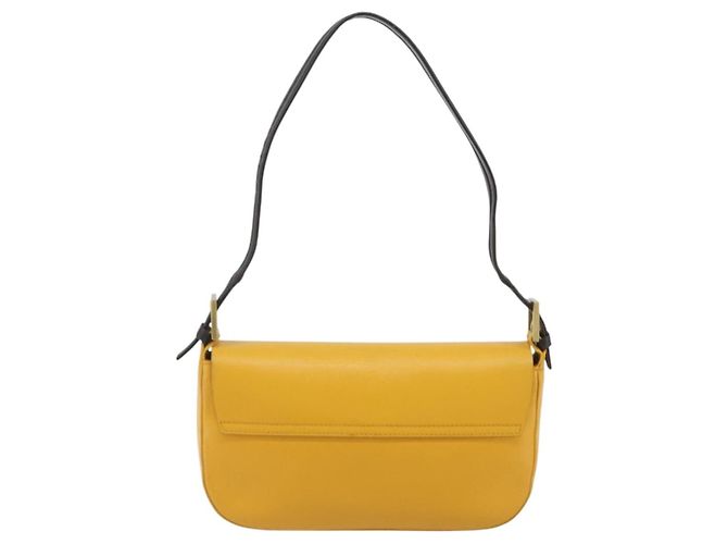 Borsa a tracolla BALLY in pelle Giallo Oro Auth 195037A D'oro - vista 2