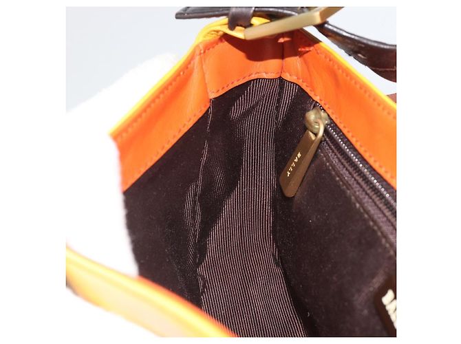 Borsa a tracolla BALLY in pelle Giallo Oro Auth 195037A D'oro - vista 23