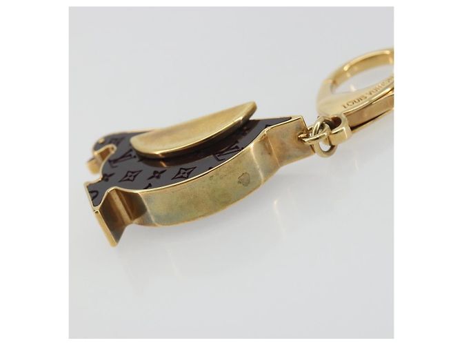 LOUIS VUITTON Bijou Sac Animania Charm metallo Marroneo LV Auth 195114A - vista 10