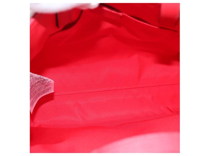 Borsa GUCCI x Higuchi Yuuko PVC 2way Rossa 630542 Auth 196451M Rosso - vista 10