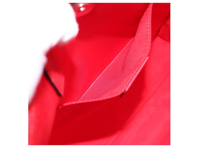 Borsa GUCCI x Higuchi Yuuko PVC 2way Rossa 630542 Auth 196451M Rosso - vista 23