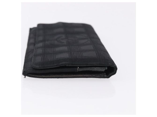 CHANEL Neue Reise Geldbörse Kaviarleder 2 Set Schwarz CC Auth bs36767 - Ansicht 12