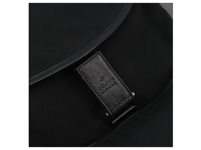 Zaino GUCCI Canvas Black Silver 019 0353 Auth bs36440 Nero Argento - vista 19