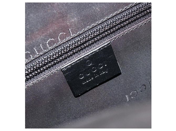 Zaino GUCCI Canvas Black Silver 019 0353 Auth bs36440 Nero Argento - vista 21