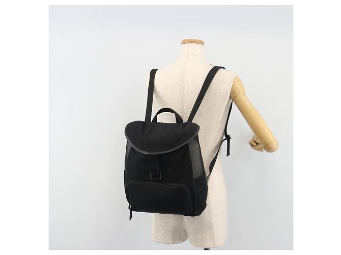 Zaino GUCCI Canvas Black Silver 019 0353 Auth bs36440 Nero Argento - vista 28