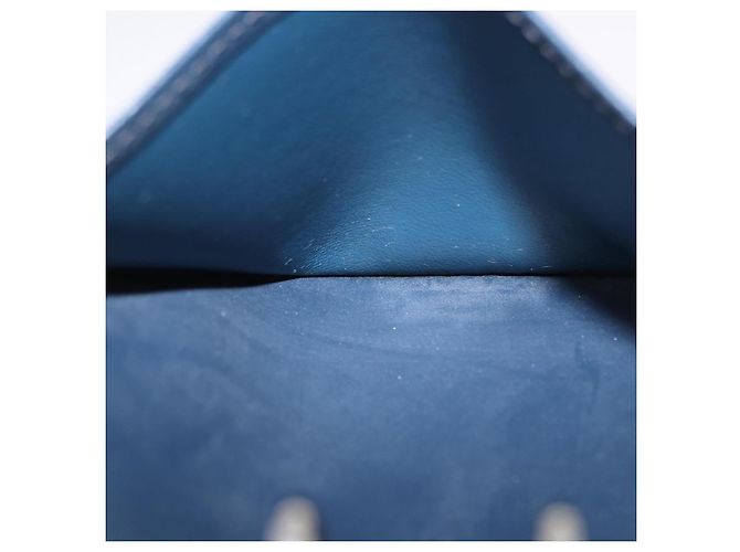 LOUIS VUITTON Monogram mat Agenda PM Day Planner Cover Blue R20935 Auth 180969A Azul - vista 11