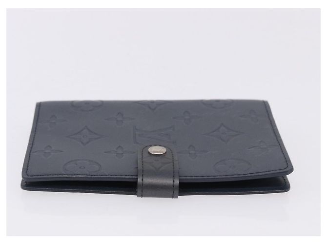 LOUIS VUITTON Monogram mat Agenda PM Day Planner Cover Blue R20935 Auth 180969A Azul - vista 3
