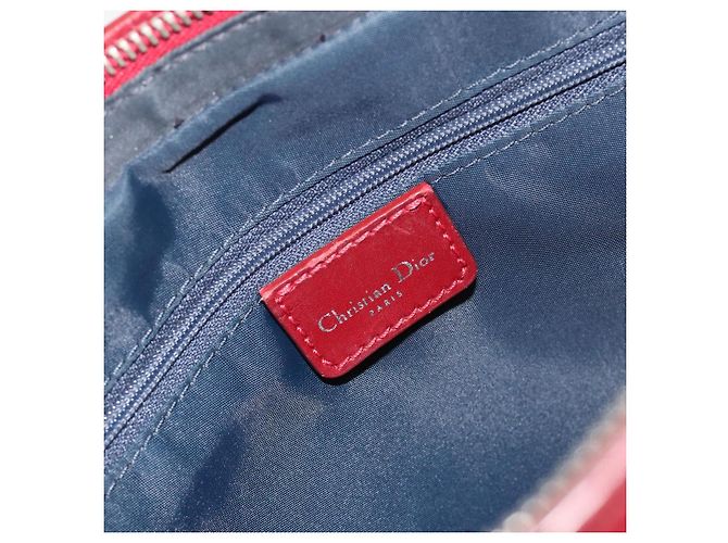 Borsa Christian Dior Trotter Canvas Navy Silver Auth 195056A Argento Blu navy - vista 19