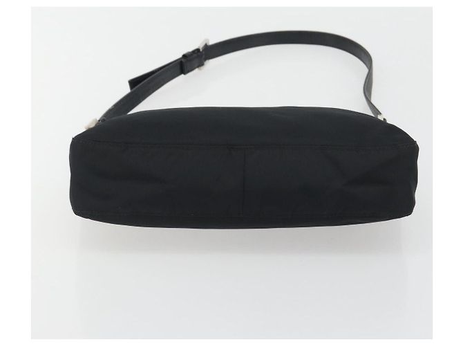 Borsa a tracolla FENDI Nylon Black Silver Auth 195365A Nero Argento - vista 5