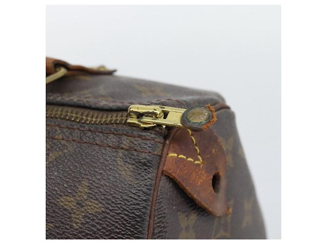 Borsa a mano LOUIS VUITTON Monogram Speedy 25 M41528 LV Auth 196034 Monogramma - vista 10