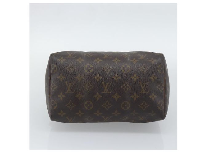 Borsa a mano LOUIS VUITTON Monogram Speedy 25 M41528 LV Auth 196034 Monogramma - vista 6