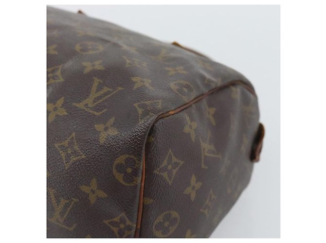 Borsa a mano LOUIS VUITTON Monogram Speedy 25 M41528 LV Auth 196034 Monogramma - vista 9