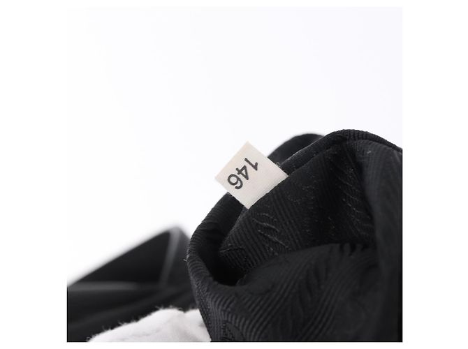 Borsa Boston PRADA Nylon 2way Nero Argento Auth 194039 - vista 11