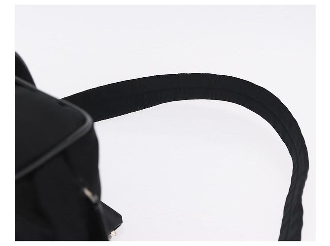 Borsa Boston PRADA Nylon 2way Nero Argento Auth 194039 - vista 15