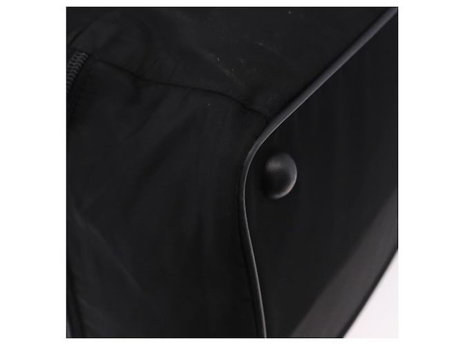 Borsa Boston PRADA Nylon 2way Nero Argento Auth 194039 - vista 18