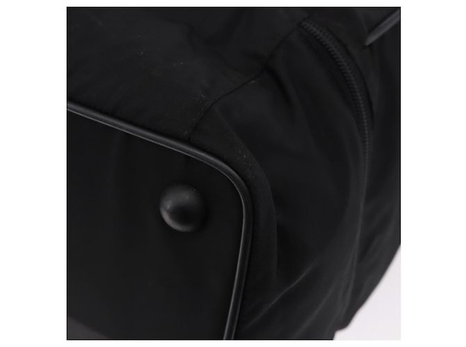 Borsa Boston PRADA Nylon 2way Nero Argento Auth 194039 - vista 19