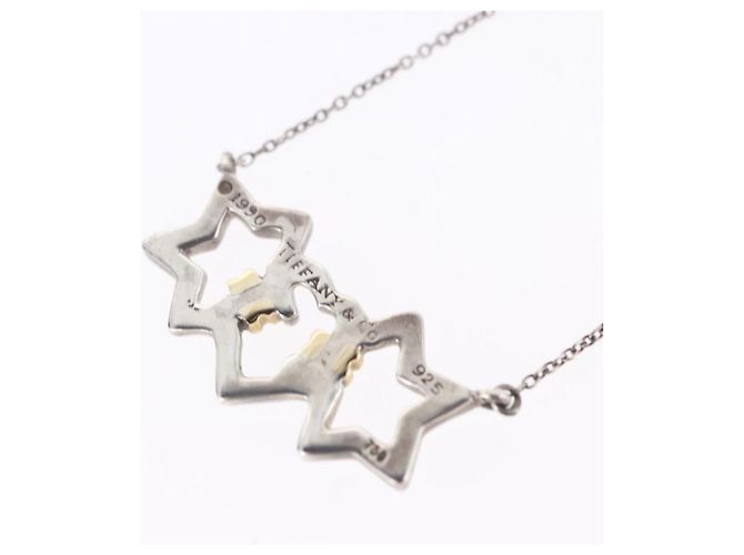 Autre Marque Collana Triple Star TIFFANY&Co. Argento Ag925 Auth 194411M - vista 12