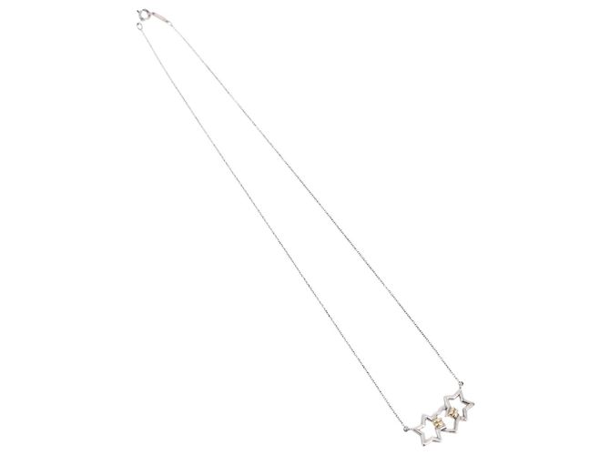 Autre Marque Collana Triple Star TIFFANY&Co. Argento Ag925 Auth 194411M - vista 2