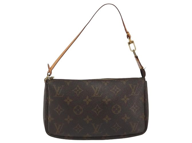 LOUIS VUITTON Monogram Pochette Accessoires Pouch M51980 LV Auth 195016 Monogramma - vista 13