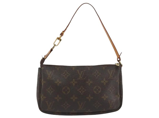 LOUIS VUITTON Monogram Pochette Accessoires Pouch M51980 LV Auth 195016 Monogramma - vista 2