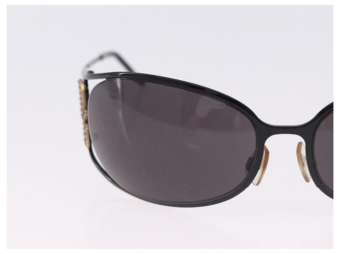 Dolce & Gabbana DOLCE&GABBANA PRADA Occhiali da sole in metallo set da 2 Nero Marrone Auth bs36790 - vista 13