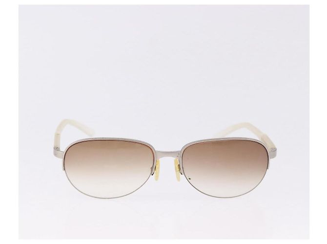 Dolce & Gabbana DOLCE&GABBANA PRADA Occhiali da sole in metallo set da 2 Nero Marrone Auth bs36790 - vista 2