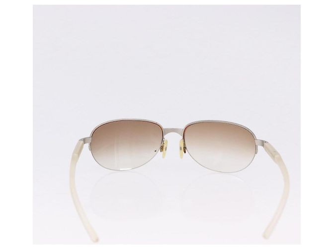 Dolce & Gabbana DOLCE&GABBANA PRADA Occhiali da sole in metallo set da 2 Nero Marrone Auth bs36790 - vista 3