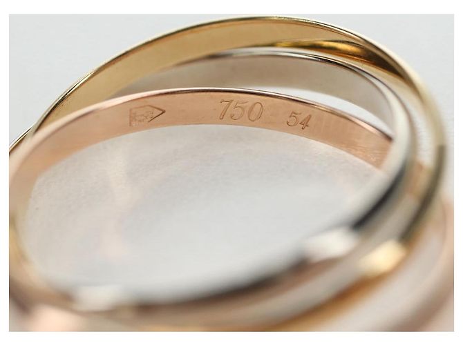 Anello CARTIER Trinity Oro 18K Oro 750 Auth am12233SM D'oro - vista 10