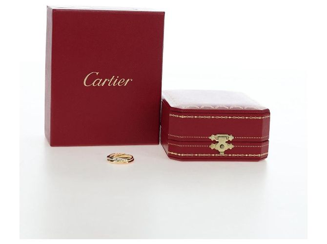 Anello CARTIER Trinity Oro 18K Oro 750 Auth am12233SM D'oro - vista 12