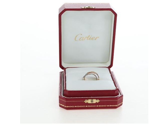 Anello CARTIER Trinity Oro 18K Oro 750 Auth am12233SM D'oro - vista 16