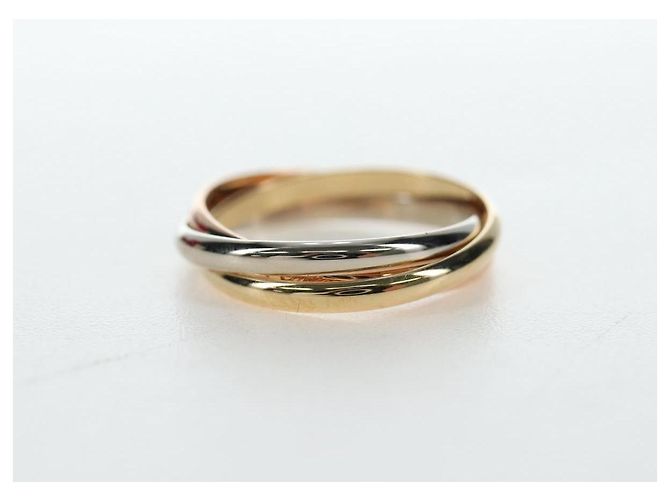 Anello CARTIER Trinity Oro 18K Oro 750 Auth am12233SM D'oro - vista 4