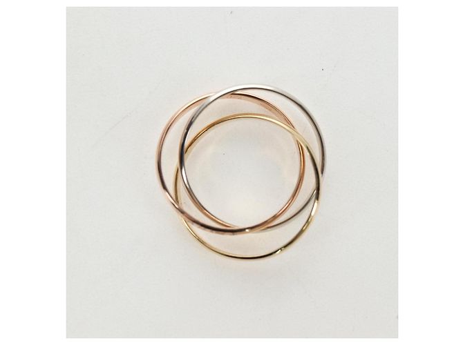 Anello CARTIER Trinity Oro 18K Oro 750 Auth am12233SM D'oro - vista 7