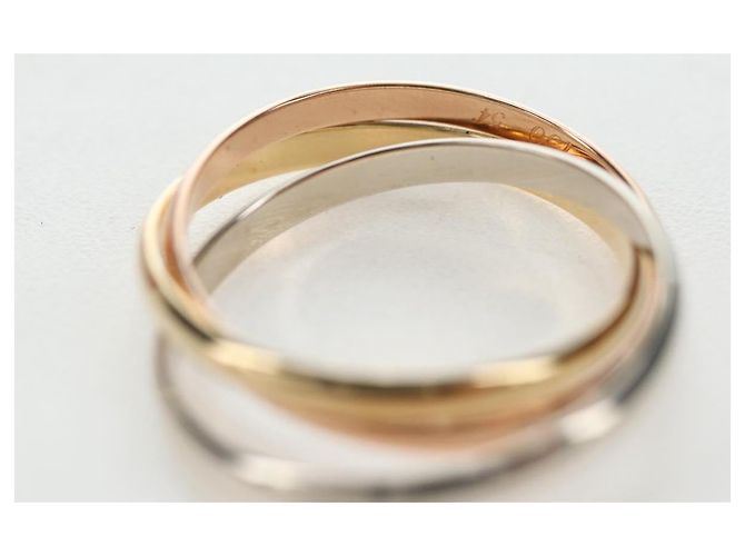 Anello CARTIER Trinity Oro 18K Oro 750 Auth am12233SM D'oro - vista 8