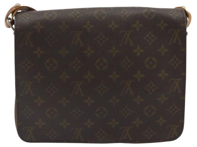 LOUIS VUITTON Borsa a Spalla Monogram Cartouchiere GM M51252 LV Auth 194315 Monogramma - vista 2