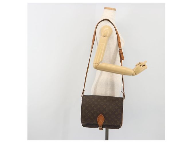 LOUIS VUITTON Borsa a Spalla Monogram Cartouchiere GM M51252 LV Auth 194315 Monogramma - vista 23