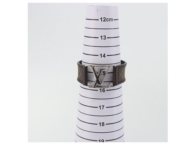 Bracciale Hockenheim Monogram in ottone LOUIS VUITTON LV Auth 195945A Monogramma - vista 16
