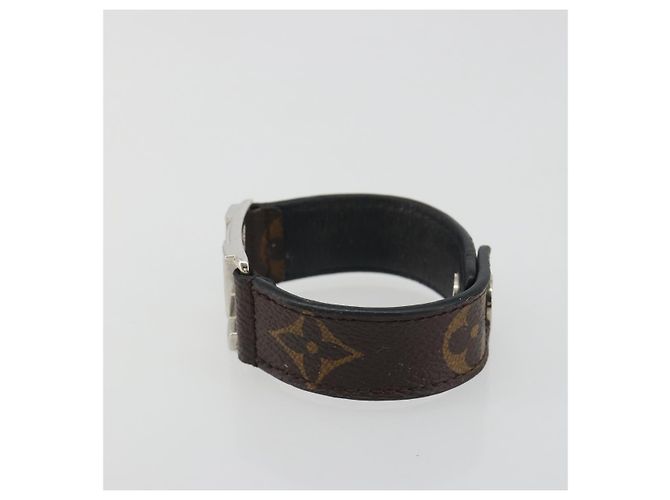 Bracciale Hockenheim Monogram in ottone LOUIS VUITTON LV Auth 195945A Monogramma - vista 3