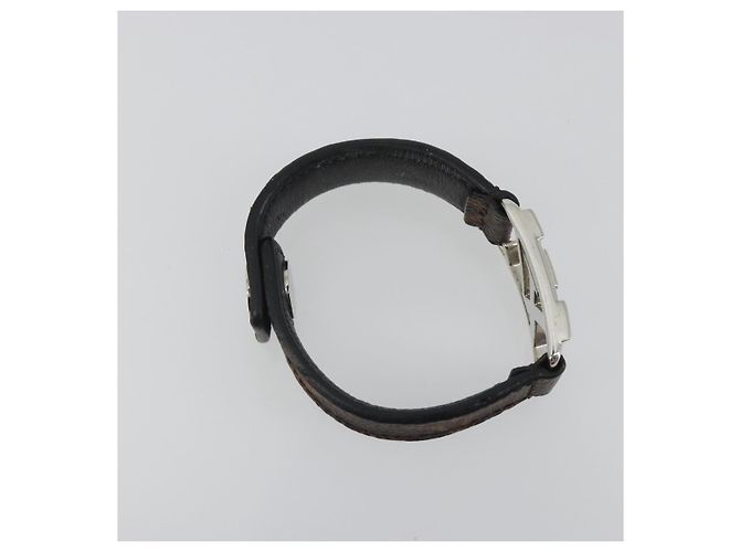 Bracciale Hockenheim Monogram in ottone LOUIS VUITTON LV Auth 195945A Monogramma - vista 5