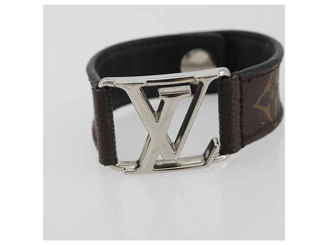 Bracciale Hockenheim Monogram in ottone LOUIS VUITTON LV Auth 195945A Monogramma - vista 6