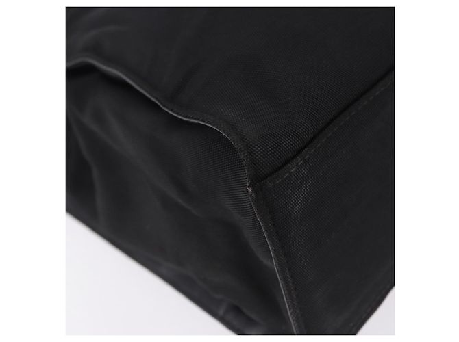 Borsa Tote GUCCI Bamboo Canvas Nero Argento 002 1016 Auth ka5599 - vista 15