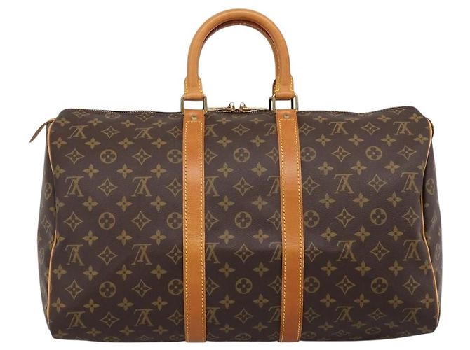 LOUIS VUITTON Monogram Keepall 45 Boston Bag M41428 LV Auth ka5609A Monogramma - vista 2