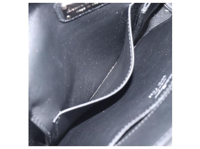 Borsa Salvatore Ferragamo Sofia Gancini in pelle 2way Nero Argento Auth 195584 - vista 23