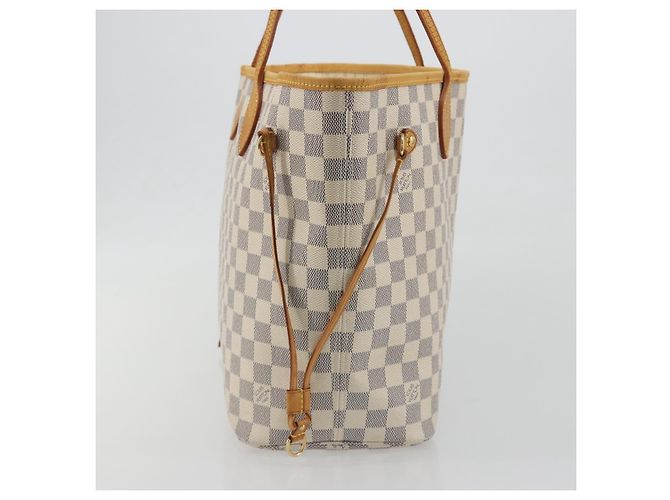 LOUIS VUITTON Damier Azur Neverfull MM Tote Bag N41605 LV Auth bs36475 - vista 4
