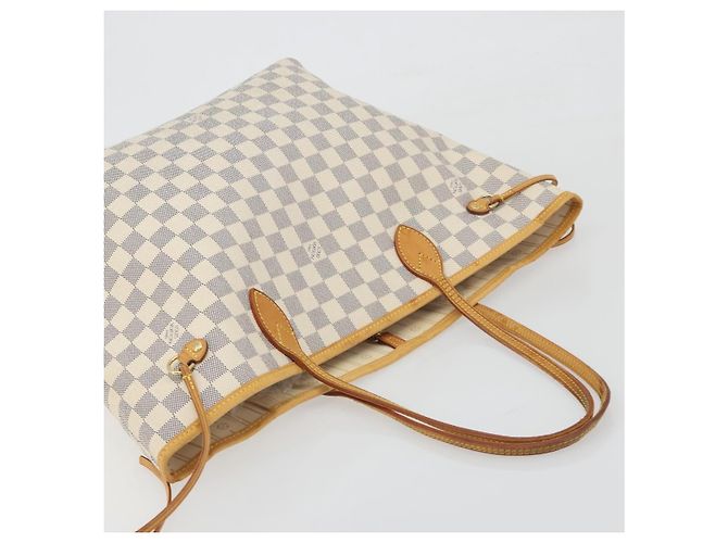 LOUIS VUITTON Damier Azur Neverfull MM Tote Bag N41605 LV Auth bs36475 - vista 6