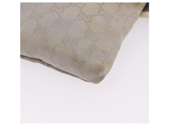 GUCCI GG Canvas Gürteltasche Silver 28566 Auth 195000 Silber - Ansicht 16