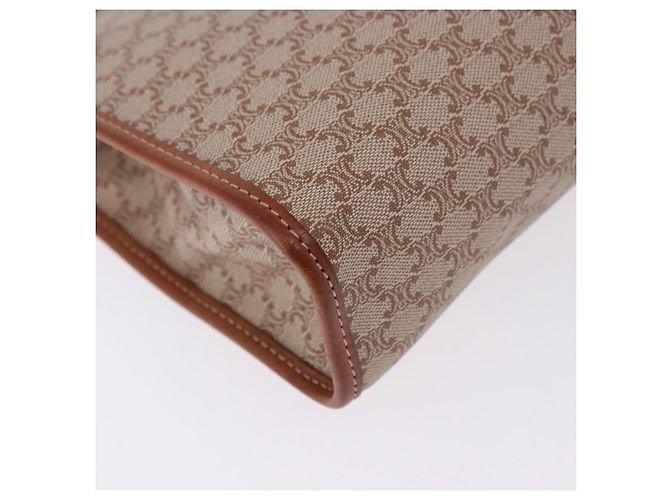 Céline Borsa a pochette CELINE Macadam PVC Beige Gold Auth 183561A D'oro - vista 15