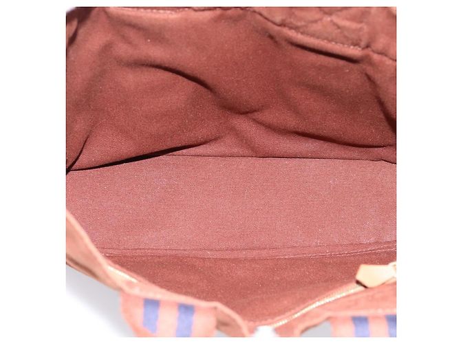 Hermès Bolso HERMES Fourre Tout PM algodón Brown Silver Auth BA14842 Castaño Plata - vista 10