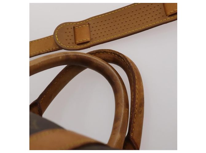 LOUIS VUITTON Monogram Keepall Bandouliere 55 Borsa Boston M41414 LV Auth 193877 Monogramma - vista 15