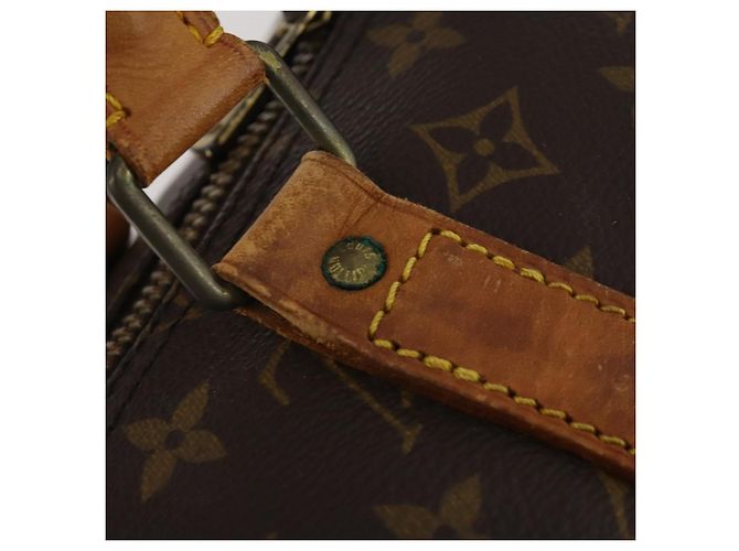 LOUIS VUITTON Monogram Keepall Bandouliere 55 Borsa Boston M41414 LV Auth 193877 Monogramma - vista 20