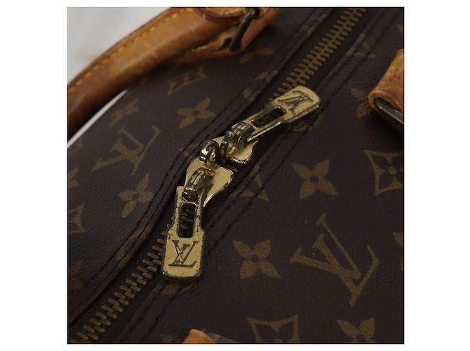 LOUIS VUITTON Monogram Keepall Bandouliere 55 Borsa Boston M41414 LV Auth 193877 Monogramma - vista 22